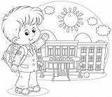 Coloring Pages School Back Print sketch template
