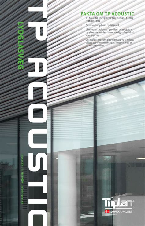 tp acoustic sound rated glass wall