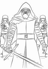 Coloring Wars Ren Kylo Star Pages Printable Order First Force Awakens Stormtroopers Lego Sheet Stormtrooper Kids Colouring Adult Print Disney sketch template