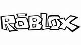 Roblox Coloring Print Pages Logo sketch template