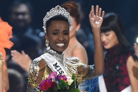 south africa claims  universe crown  sparkling dress