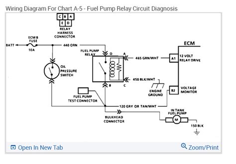 fuel pump wiring diagram diagram