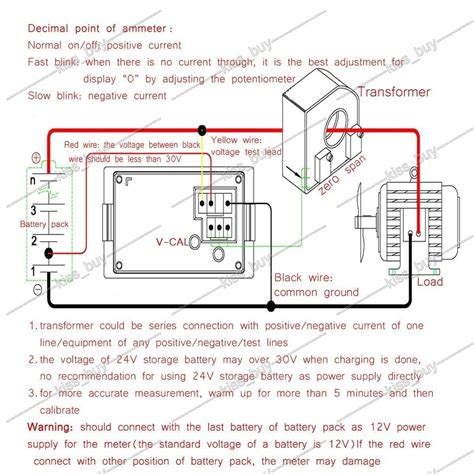 wiring diagram  amp meter