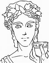 Dionysus sketch template