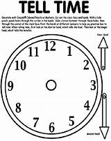 Time Tell Coloring Pages Crayola Color Print Activities Au sketch template