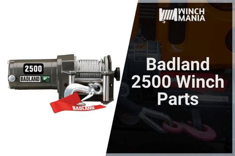 badlands  winch parts diagram