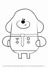 Duggee Hey Draw Drawing Step Coloring Oua Enid Kids Birthday Colouring Pages Cartoon Drawingtutorials101 Learn Paint Hé Diy Games Color sketch template