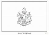 Flag Maine Coloring Hampshire Pages Printable State Flags Getcolorings Color Print Categories sketch template