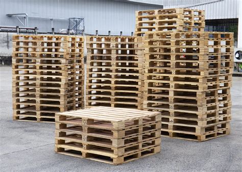 stack wooden pallets  industrial  shipment transport  diy