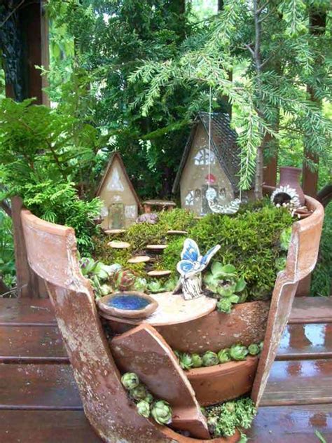 stunning ideas  build  fairy tale garden   broken