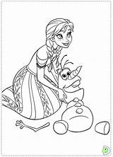 Pages Coloring Elsa Anna Frozen Getcolorings sketch template