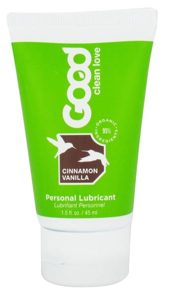 good clean love personal lubricant cinnamon vanilla 1 5 fl oz 45