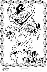 Halloween Coloring Scary Pages Printable Monster Pumpkin Clown Icp Creepy Drawing Colouring Spider Color Print Happy High Library Fun Clipart sketch template
