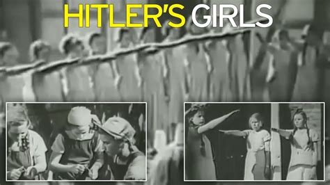 Chilling Black And White Footage Of Hitler S Girls Specially Selected