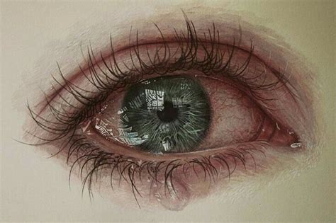 Ojo Llorando 👀💔😢 Andryregiino💜 Eye Painting Realistic Drawings Cry