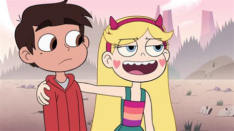 Image S2e15 Star Butterfly Puts An Arm Around Marco Png