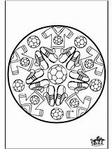 Voetbal Mandala Mandalas Coloriage Kleurplaat Stechkarte Prikkaart Jetztmalen Magique Ausmalbilder Fußball Wk Knutselen Advertentie Pinnwand Auswählen Anzeige Nukleuren Kleurplaten sketch template