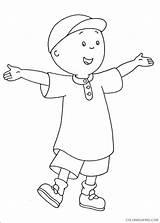 Caillou Coloring4free sketch template