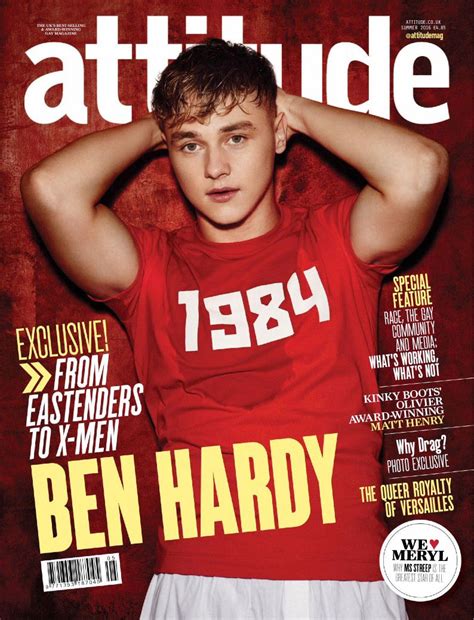 X Men Apocalypse Actor Ben Hardy Graces The Cover Of Attitude’s Summer