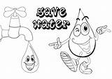 Water Coloring Save Pages Cycle Drawing Tap Earth Environment Printable Conservation Electricity Drinking Colouring Kids Color Getcolorings Diagram Getdrawings Unique sketch template
