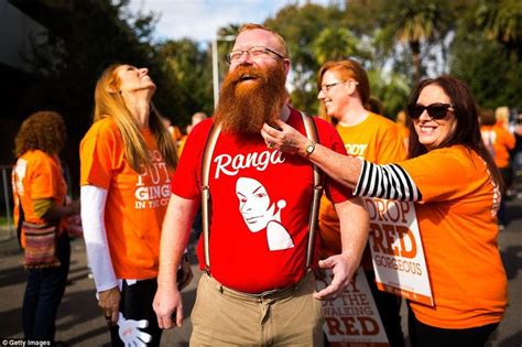 The Walking Red Thousands Of Gingers March Together Pride Parade