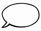 Speech Bubbles Printable Blank Bubble Cliparts Attribution Forget Link Don sketch template