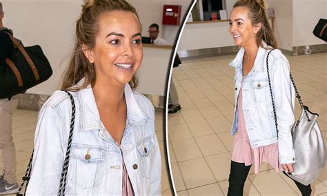 Bachelorette Angie Kent Looks Very Tanned As She Arrives On The Gold