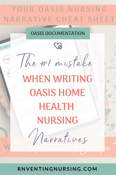 avoid  writing oasis nursing narrative notes
