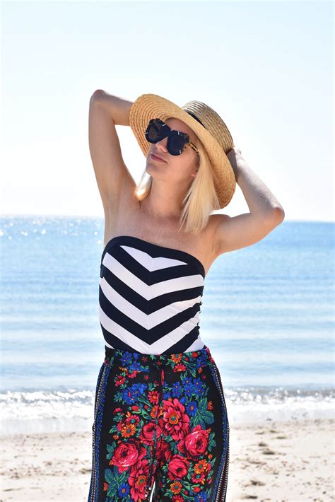 The One Bathing Suit To Rule Them All Stripe One Piece