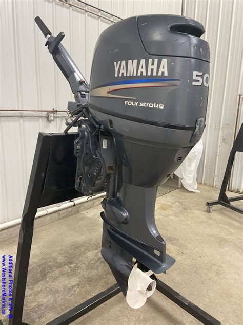 pre owned 2000 yamaha 50hp tiller outboard in arborg 415466