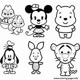 Tsum Coloring Pages Kids Disney Printable Cuties Cute Print Kawaii Coloriage Info Color Printables Imprimer Cartoon Clipart Mouse Diy Drawings sketch template