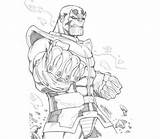 Thanos Coloring Fight Ready Xcolorings 54k 595px 680px Resolution Info Type  Size Jpeg sketch template