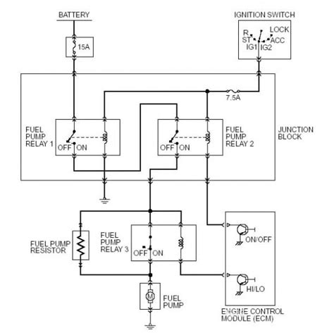 fuel pump relay wiring diagram