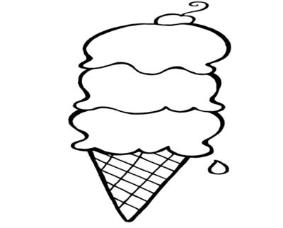 scoop ice cream coloring ice cream scoop coloring page az
