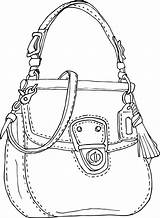 Drawing Purse Purses Clipart Getdrawings Wallet Small Behance Cad Handbag Webstockreview sketch template