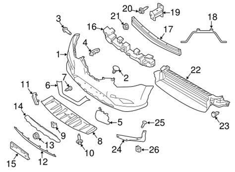 bumper components front   nissan rogue parts  nissans