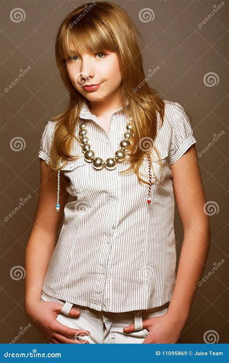 Innocent Teen Girl Stock Image Image Of Lifestyle Portrait 11095869