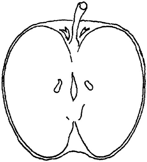 printable apple coloring pages  kids