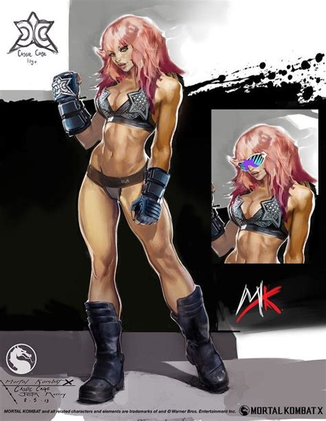 Mortal Kombat X Mkx Concept Art Jm Cassie Cage Wrestler 여전사 포즈 판타지 아트