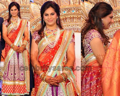 upasana kamineni wedding reception saree saree blouse patterns