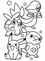 Ausmalbilder Coloriages Animaatjes Tepig Malvorlagen Zoroark Pra Pokémon Pokemons Pikachu Colorier Pokémons sketch template