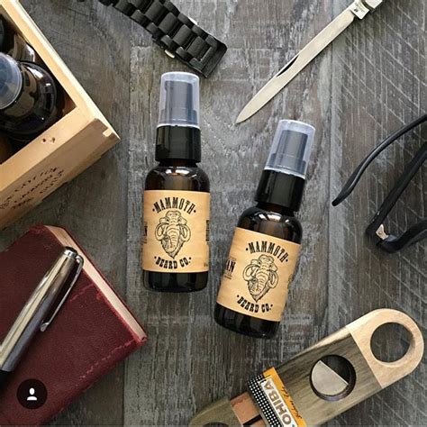 Tobacco And Rosewood Mammoth Beard Co Conditioning Beard Oil