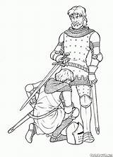Guerras Soldados Cavaleiros Cavaleiro sketch template
