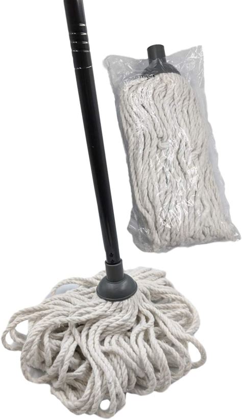 cotton floor mops high quality mop system  super absorbent cotton mop head cm metal mop