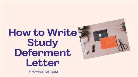 write  admission deferment letter  samples demzyportal