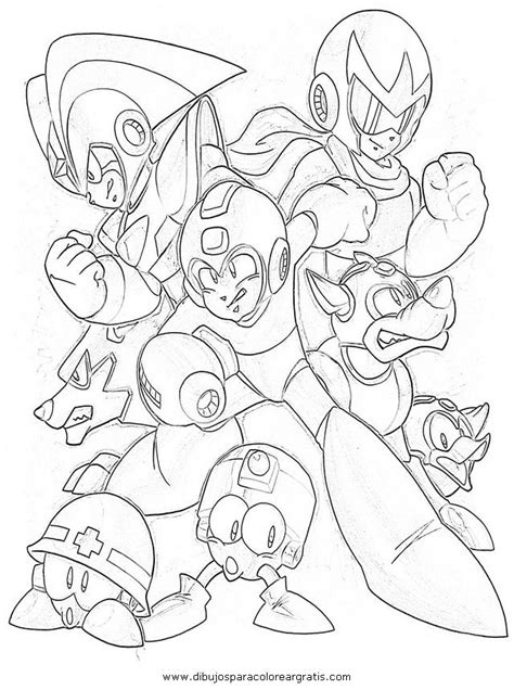 coloring pages megaman coloring home