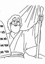 Coloring Bible Moses Pages Choose Board sketch template