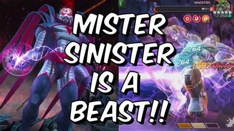 mister sinister rank  abilities gameplay marvel contest