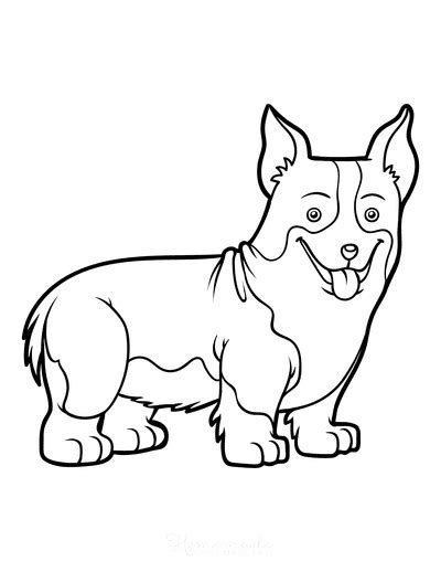 dog coloring pages  kids adults  printables