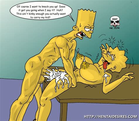 bart simpson ravaged big titted lisa simpson right on the table simpsons hentai